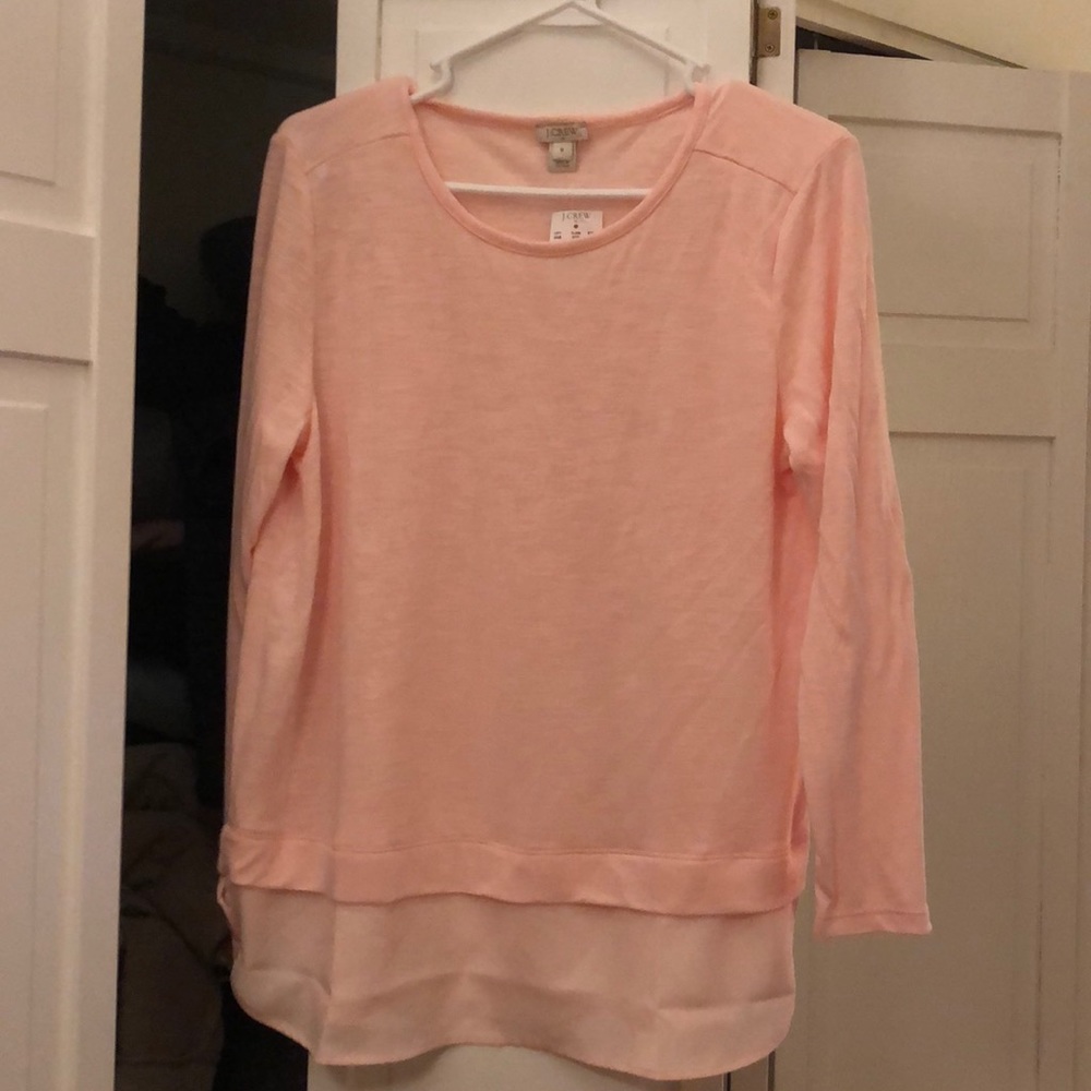 J crew pink top